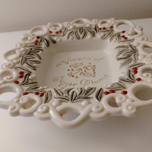 Christmas Candy Dish ~ 'Visions of Sugar Plums' - Picture 5 of 5